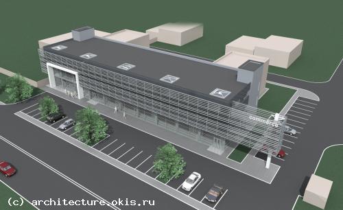 эскизный проект торгового центра по ул. Булаховского в г. Киеве